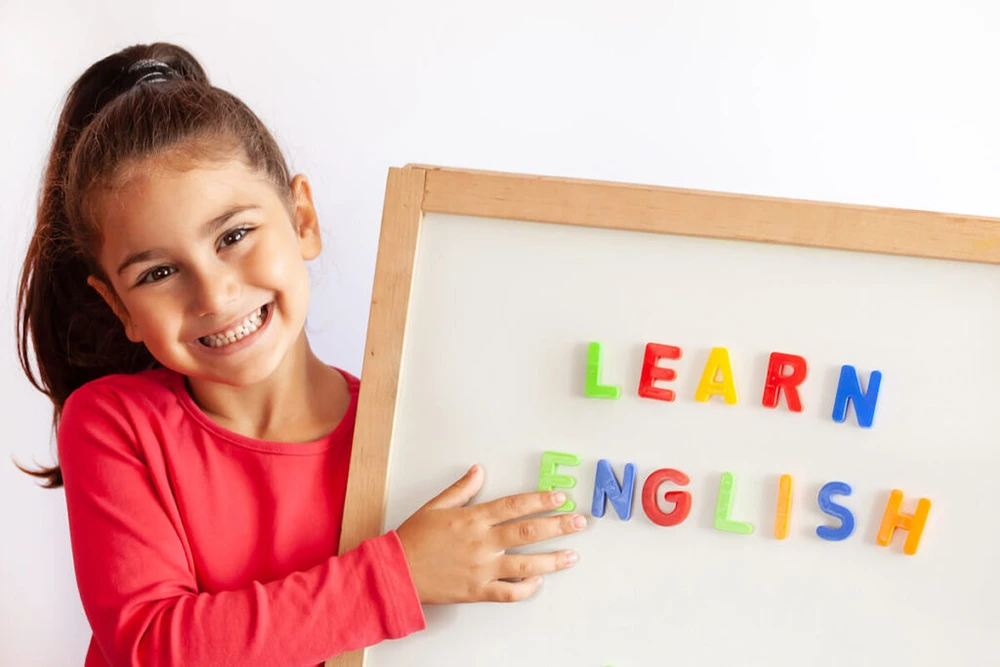تشویق کودکان به یادگیری زبان انگلیسی